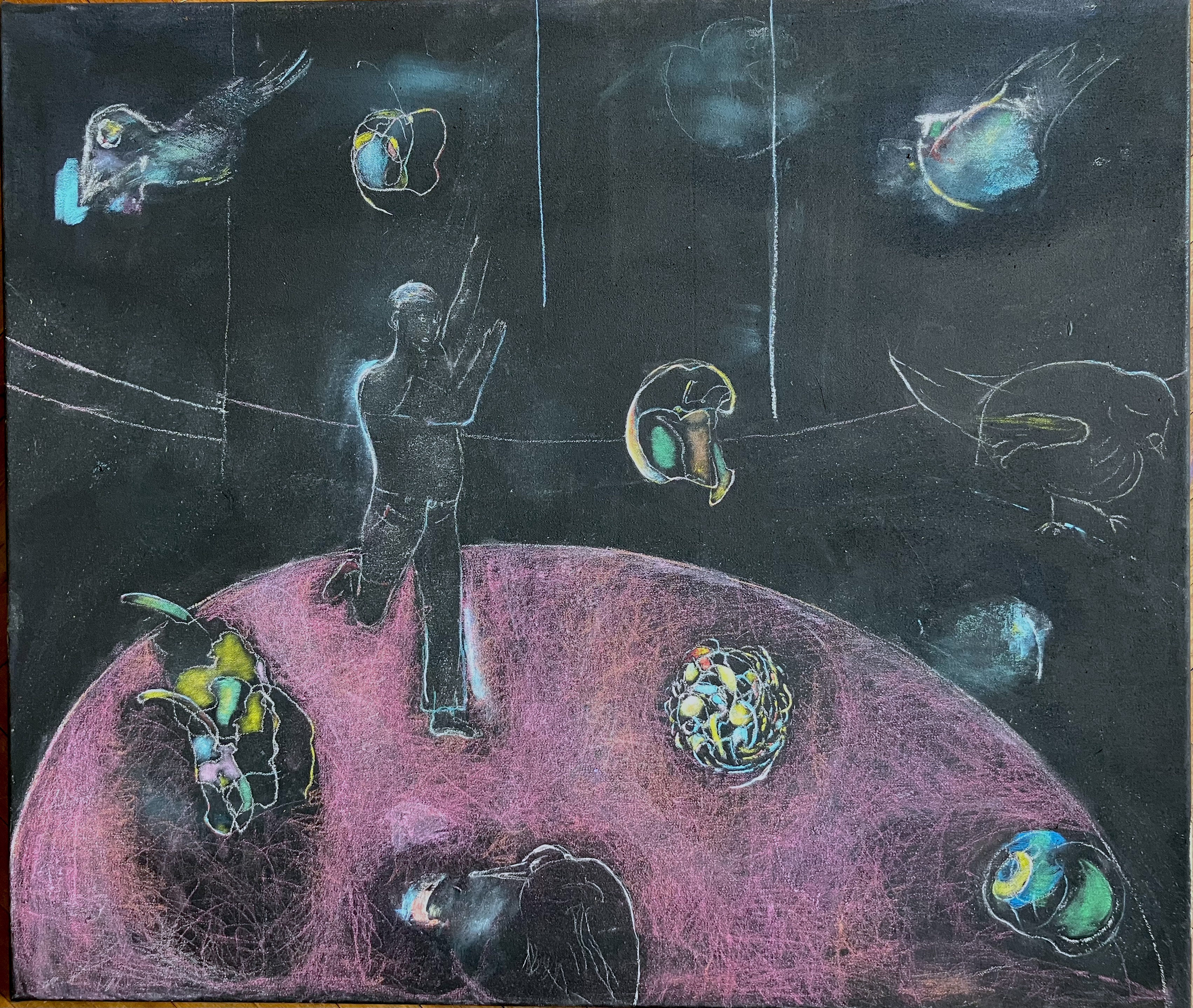 ot,tempera,oel,50x60cm, 2023